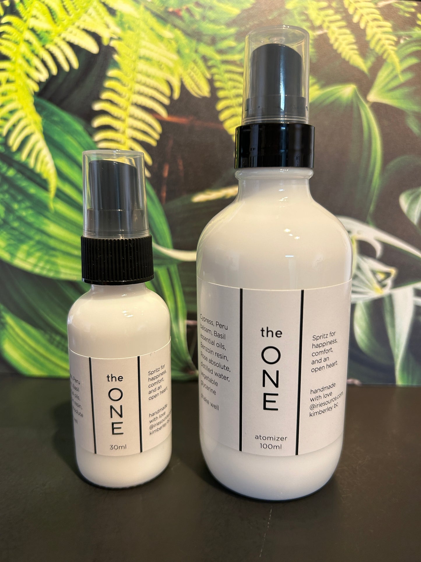 The One atomizer: natural perfume