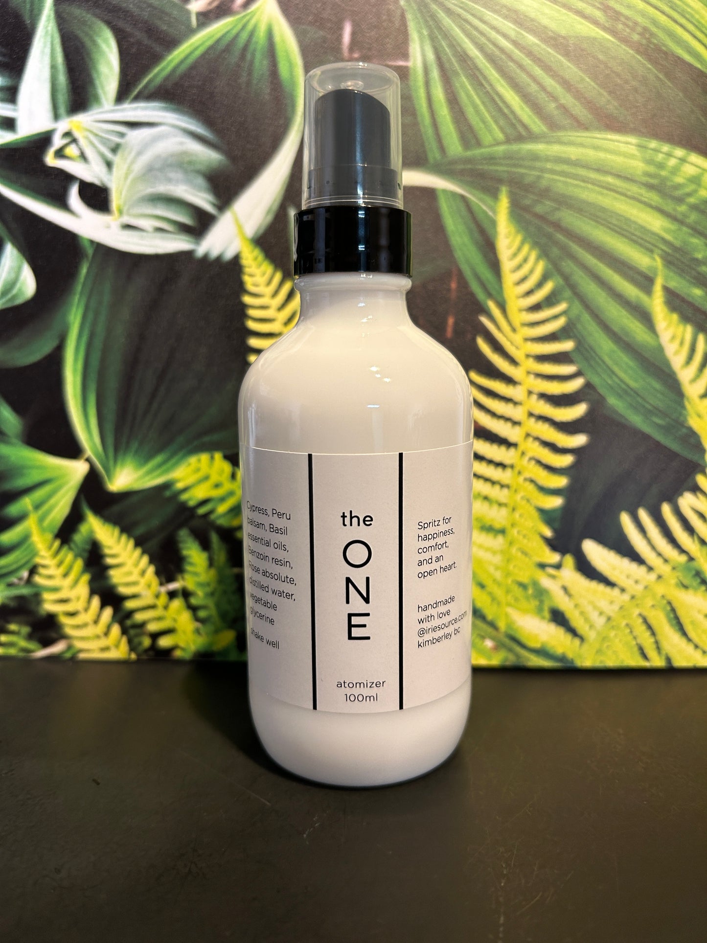The One atomizer: natural perfume