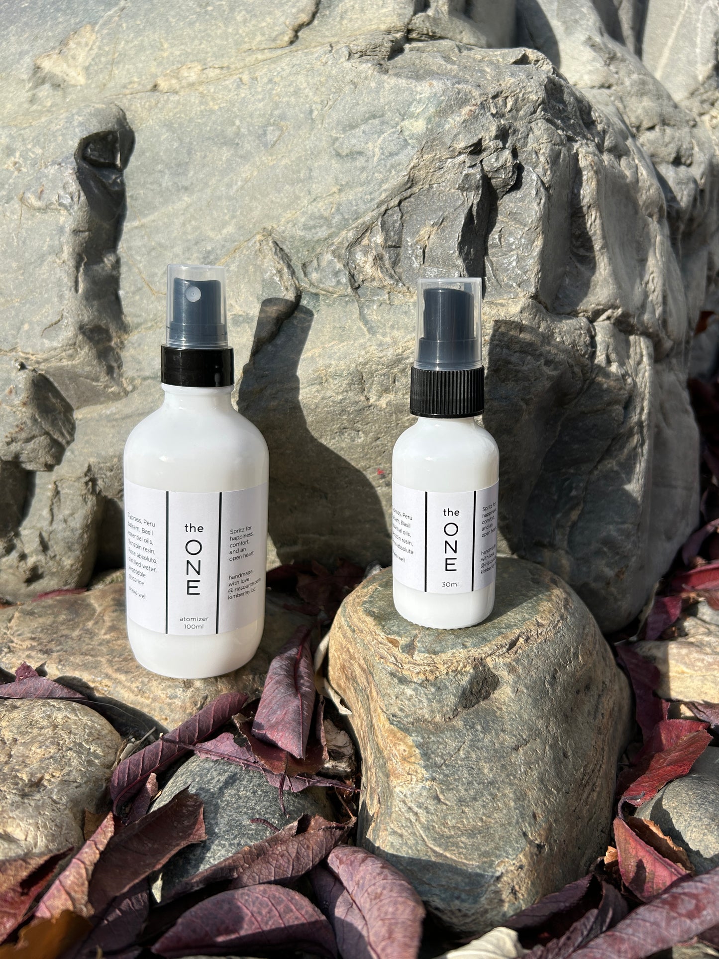 The One atomizer: natural perfume